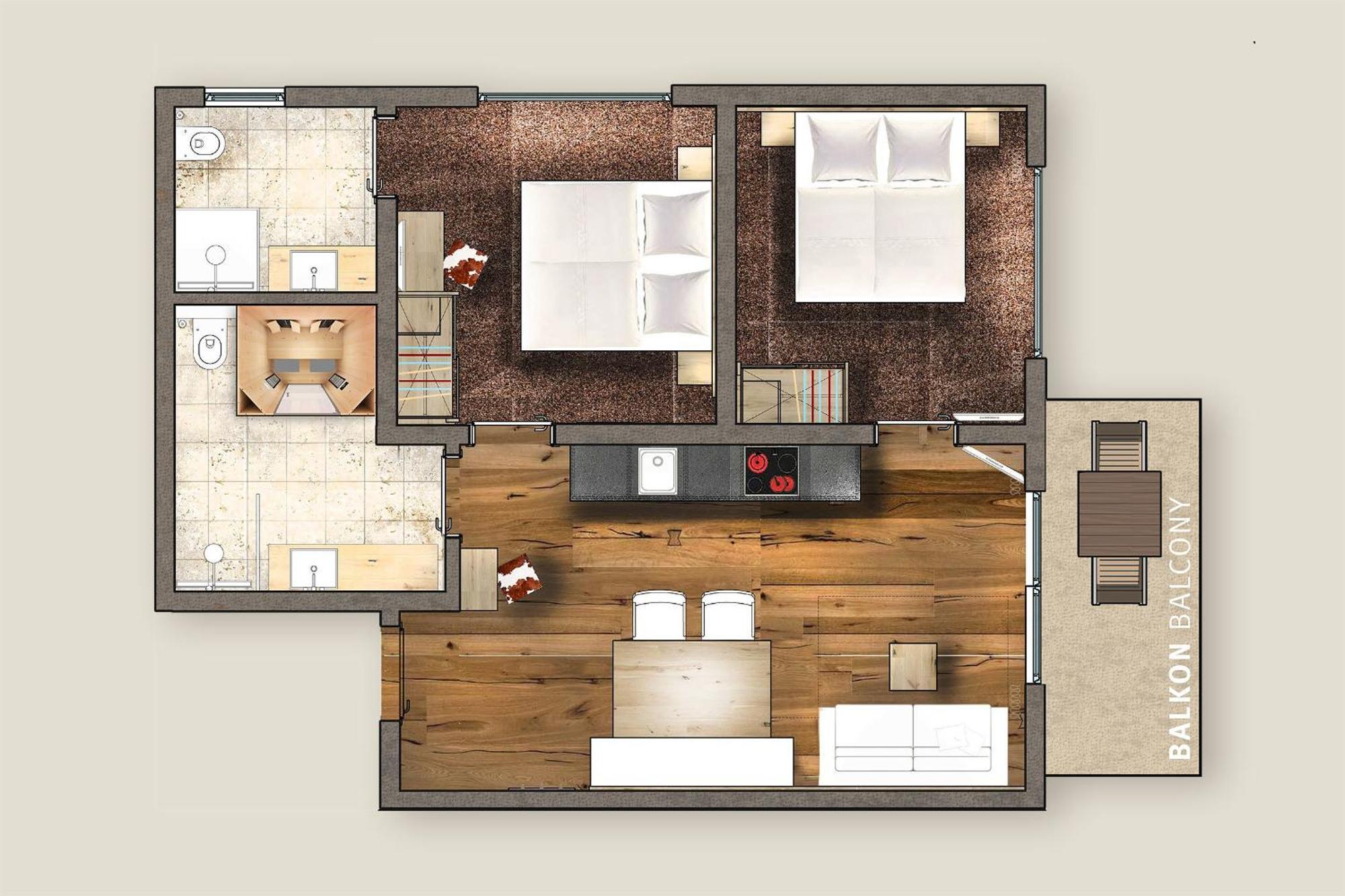 Mountain Life Apartament *